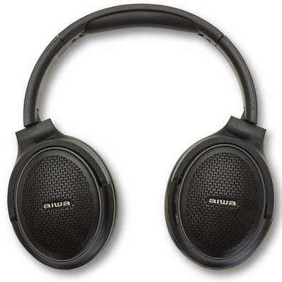 Auriculares Bluetooth Diadema Supraaurales Aiwa HST - 250BT con micrófono Negro