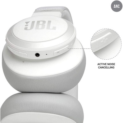 Auricolari Bluetooth JBL Live 650BTNC White