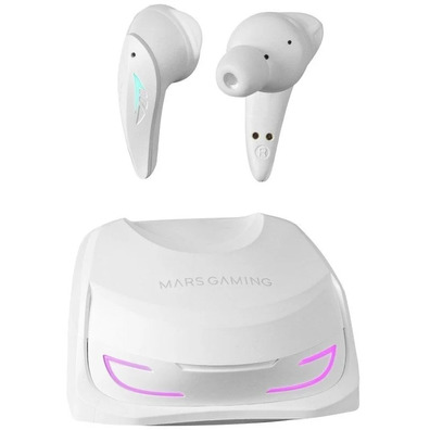 Auriculares Bluetooth Mars Gaming MHI - Ultra Blancos