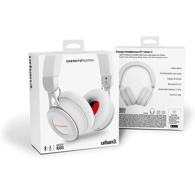 Auriculares BT 4,2 Energy Sistem Urban 3 White