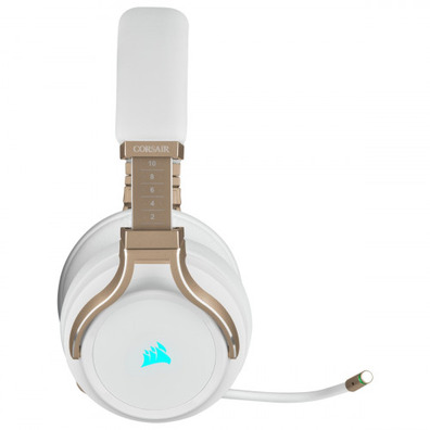 Auriculares Corsair Virtuoso RGB White / Gold