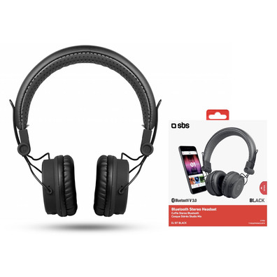 Cuffie Stereo Bluetooth SBS DJ - Nero