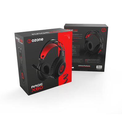 Auriculares Gaming Ozono Rage X60 7,1 Virtual Negro