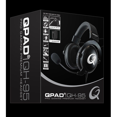 Auricolari Gaming QPAD QH 95 High End Stereo 7,1 USB