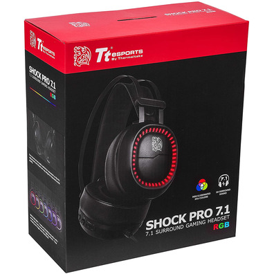 Auriculares Gaming Thermaltake Shock Pro RGB Gaming 7,1