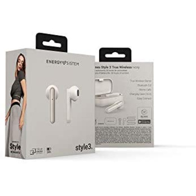 Auriculares In - Ear Energy Sistem Style 3 True Marfil