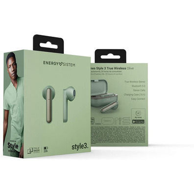 Auriculares In - Ear Energy Sistem Style 3 True Olive