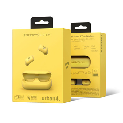 Auriculares In - Ear Energy Sistem Urban 4 True Yellow BT