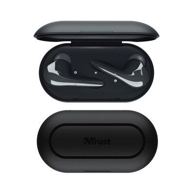 Auriculares In - Ear Trust Nika Touch Black BT5.0 TWS
