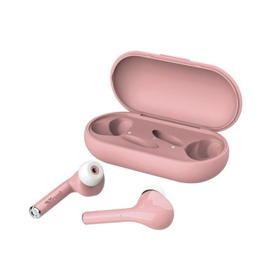 Auriculares In - Ear Trust Nika Touch Pink BT5.0 TWS