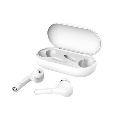 Auriculares In - Ear Trust Nika Touch White BT5.0 TWS