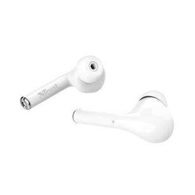 Auriculares In - Ear Trust Nika Touch White BT5.0 TWS