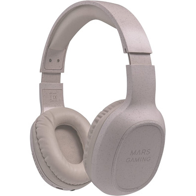 Auriculares Inalámbricos Mars Gaming MHW - ECO Bluetooth / Jack 3,5mm Gris