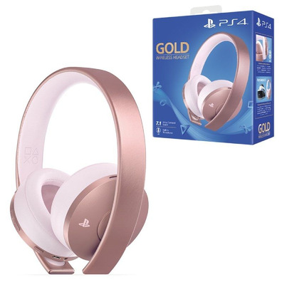 Cuffie Wireless Sony 7.1 Oro Rosa PS4/PC/Mac