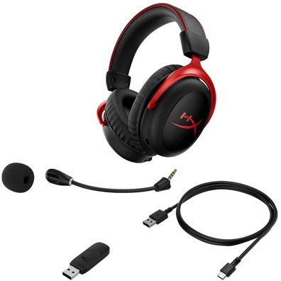 Auriculares Kingston HyperX Cloud II HHSC2X - BA - RD/G Negro / Rojo