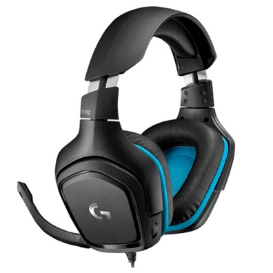 Logitech Auriculars G432 7.1 con Microfono USB/Jack 3.5 Nero