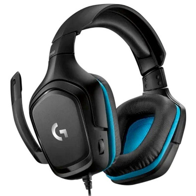 Logitech Auriculars G432 7.1 con Microfono USB/Jack 3.5 Nero