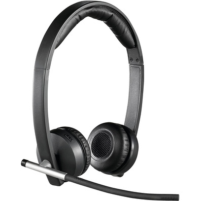 Auriculares Micro Logitech H820E Dual Wireless Negro