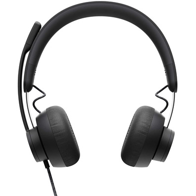 Auriculares Micro Logitech Zona Wired Negro