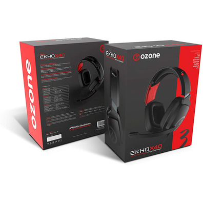 Auriculares Ozono Ekho X40 Negro PC/PS4/Xbox / Switch