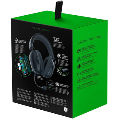 Auriculares Razer Blackshark V2 Pro Wireless / Cavo