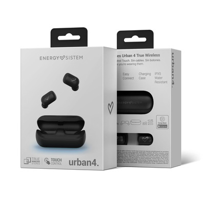 Auriculares In - Ear Energy Sistem Urban 4 True Black BT