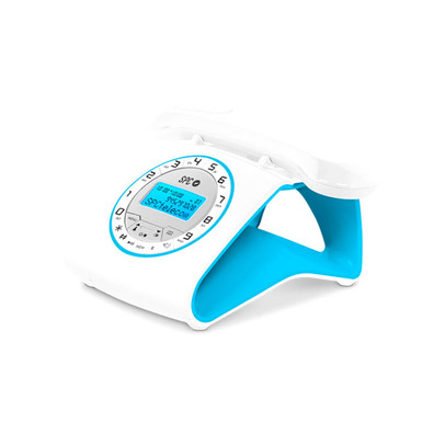 Wireless Telephone Retro Deluxe SPC 7703A White/Blue