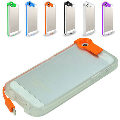 Case with cable for iPhone 6 Plus (5,5") Arancione