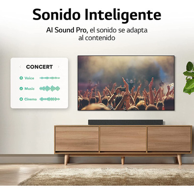 Barra de Sonido Bluetooth LG SP2 100W 2,1 Negra