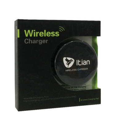 Universal Loader Base Wireless Wireless Qi Nero
