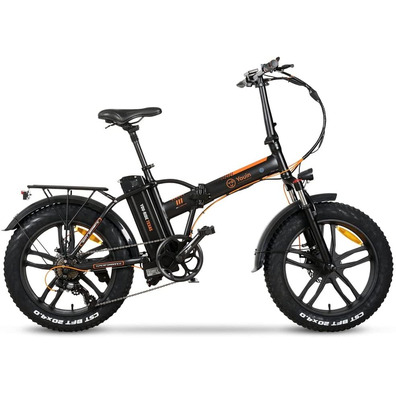 Bicicleta Eléctrica FAT Bike Youin You - Ride Texas Negro / Naranja