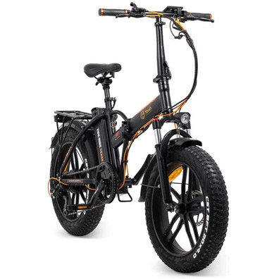 Bicicleta Eléctrica FAT Bike Youin You - Ride Texas Negro / Naranja