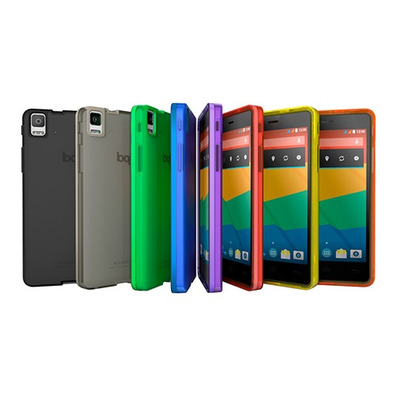 bq Aquaris E4.5 Gummie Cover Nero