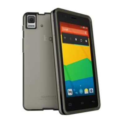 bq Aquaris E5 4G Gummie Cover Grey