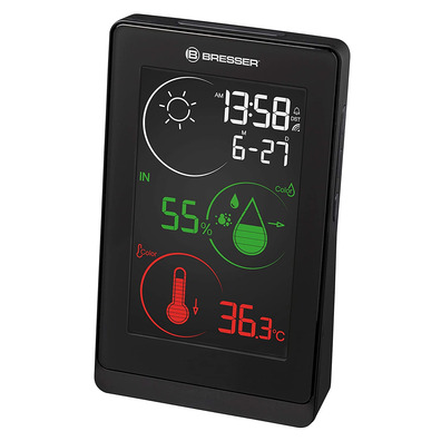 Bresser Colour Weather Station Meteo Life H Black