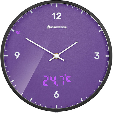 Bresser Mytime LEDSEC Morado