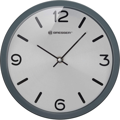 Bresser Reloj de Pared Mytime Edition Silver