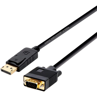 Cavo Displayport M a VGA M Aisens 2M