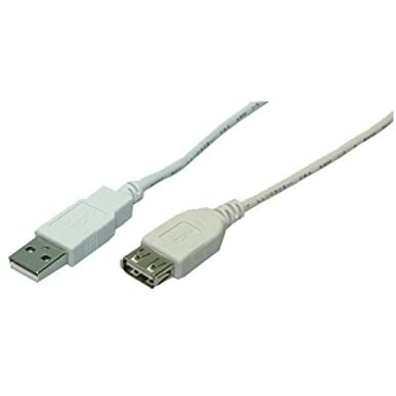 Cavo Extensor USB (A) 2,0 a USB (A) Logilink 5m Gris