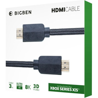 Cavo HDMI 3 Metros BigBen (4K/8K) Xbox Series X/S