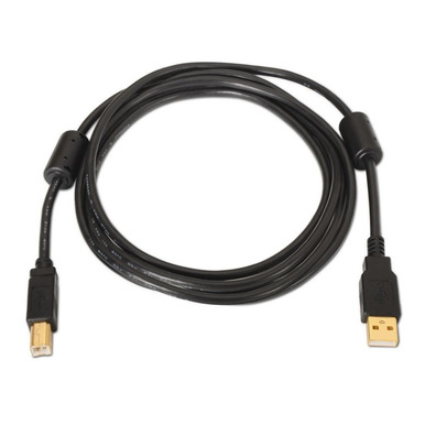 Cavo Impresora USB 2.0 Aisens A101-0009 USB (M) a USB (M) 2m Negro