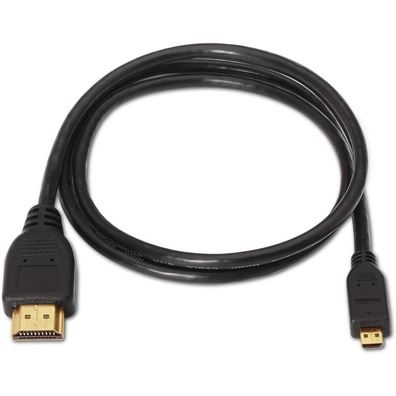 Cavo Micro HDMI (D) M a HDMI (A) M Aisens 1,8M Negro