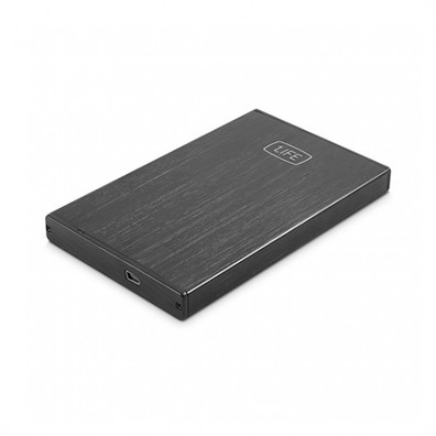 Caja Externa 2,5 '' USB 2.0 SATA 1Life Negro