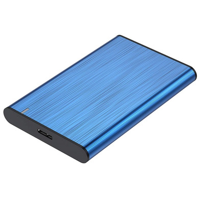 Caja Externa 2,5 '' USB portatile SATA Aisens Aluminio Azul ASE - 2525BLU