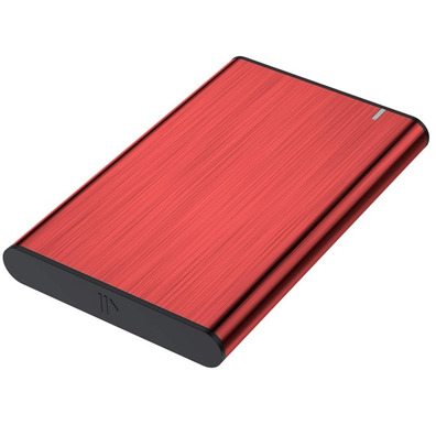 Caja Externa 2,5 '' USB portatile SATA Aisens Aluminio Negro ASE - 2525RED