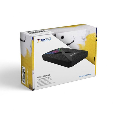 Caja Externa Gaming 2,5 '' SATA USB portatile TooQ TQE-2550RGB