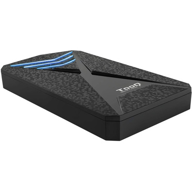 Caja Externa Gaming 2,5 '' SATA USB portatile TooQ TQE-2550BL Azul