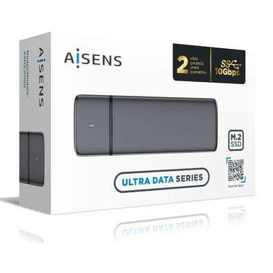 Caja Externa SSD M. 2 SATA USB portatile AISENS Gris ASM2-002G