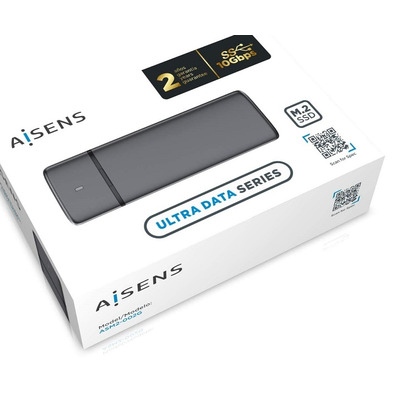 Caja Externa SSD M. 2 SATA USB portatile AISENS Gris ASM2-002G