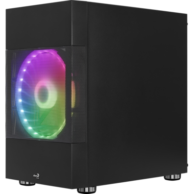 Caja Micro ATX Aerocool Cube Atomic Black